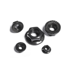 M18 M20 Stainless Steel SS316 Black Finished Hex flange nut